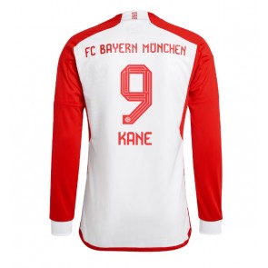 Lacne Muži Futbalové dres Bayern Munich Harry Kane #9 2023-24 Dlhy Rukáv - Domáci